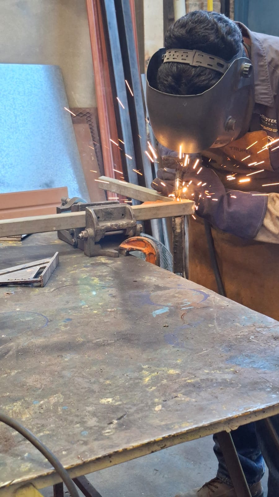Soldadura en el taller